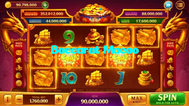 Baccarat Macao casino presented on mobile device in Pakistan with slots and live games